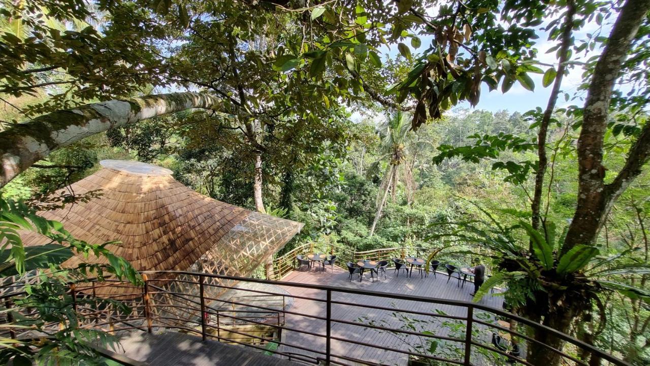 The Sebali Resort Ubud Buitenkant foto The view of the restaurant
