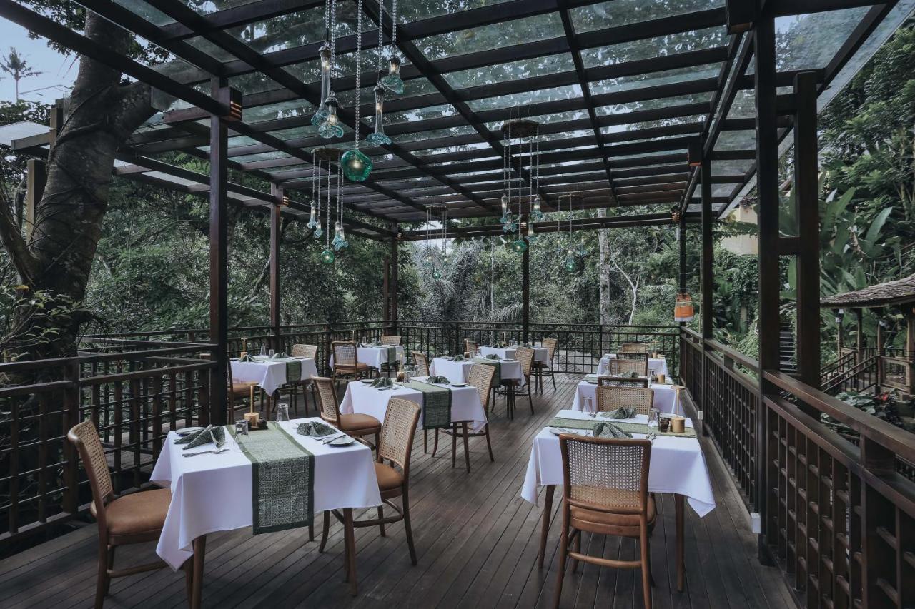 The Sebali Resort Ubud Buitenkant foto The restaurant at the Forest Lodge