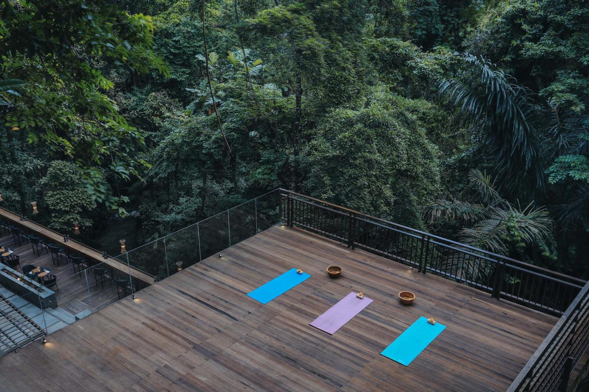 The Sebali Resort Ubud Buitenkant foto The Yoga Deck