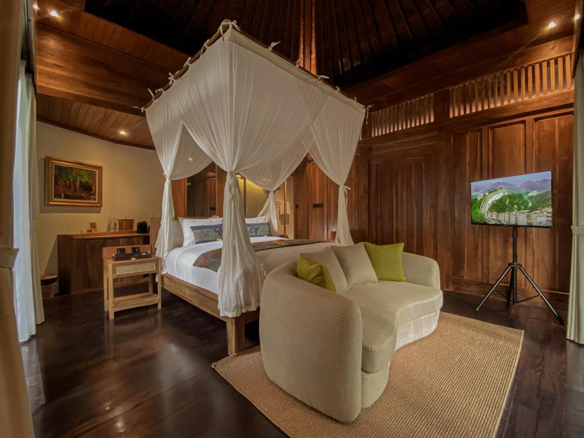The Sebali Resort Ubud Buitenkant foto A bedroom at the resort