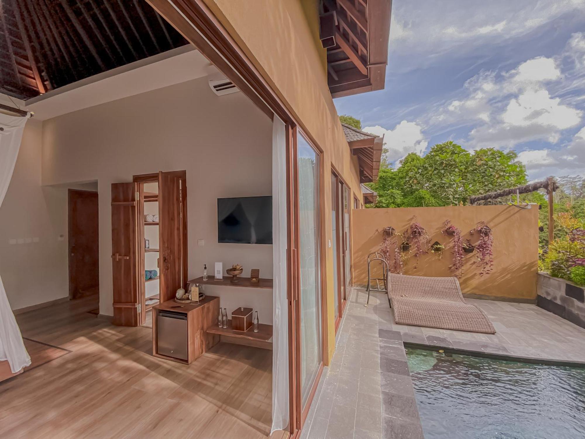 The Sebali Resort Ubud Buitenkant foto A room at the hotel